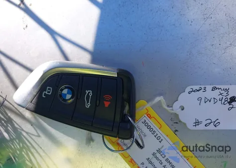 2023 BMW X3 Sdrive30I from USA, damaged, VIN 5UX43DP04P9P48289